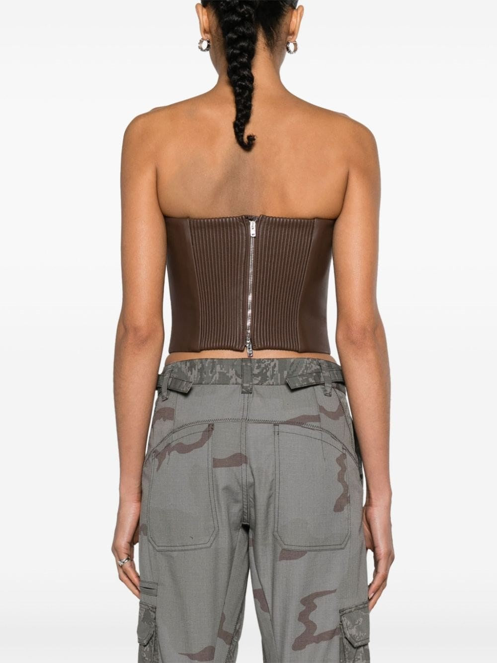 Amiri Women Leather Bustier