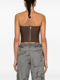 Amiri Women Leather Bustier
