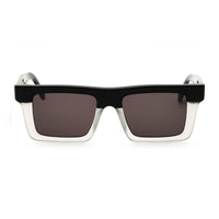 Palm Angels Sunglasses Square Full Rim, Black Grey Frame and Dark Grey Lens PERI109NAPA0907