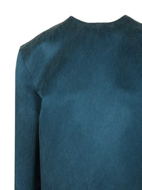 Saint Laurent Women Stonewashed Silk Satin Boxy Dress