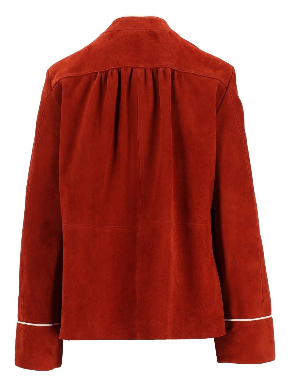Forte_Forte Women Suede Band Collar Jacket