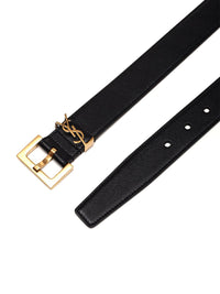 Saint Laurent Women "Ysl" Buckle Belt