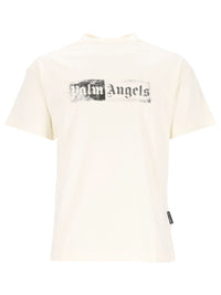 Palm Angels Men T-Shirt With Printed Logo