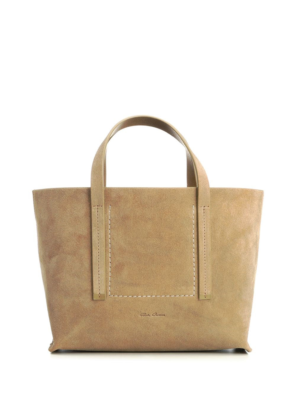 Rick Owens Women Suede Mini Shopper
