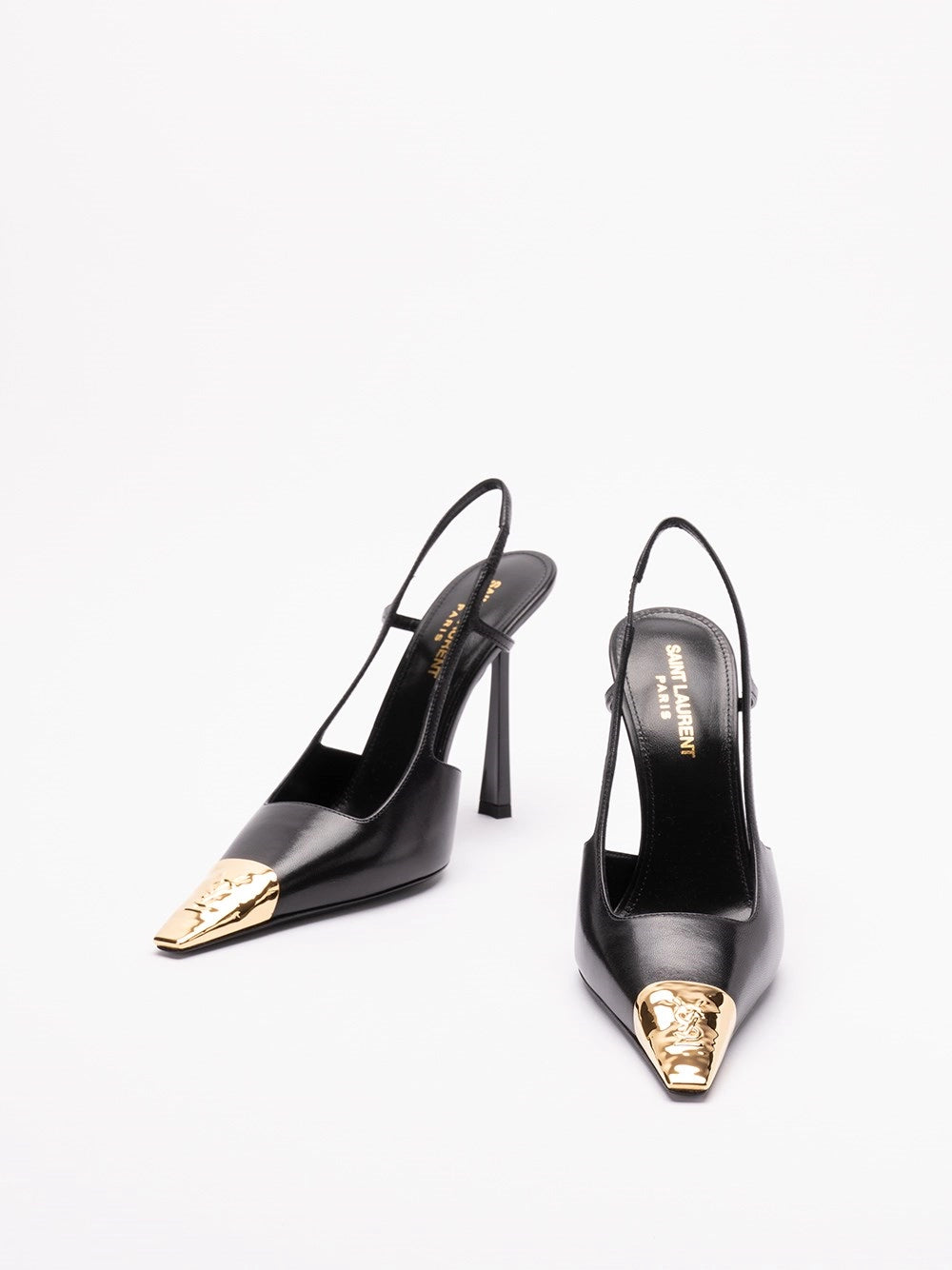 Saint Laurent Women Jeanne Slingback Pumps In Smooth Leather