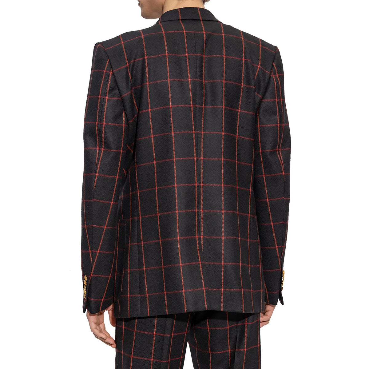 Gucci Wool Checked Blazer Men