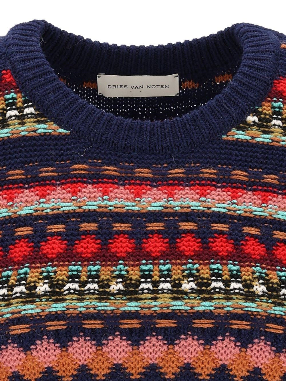 Dries Van Noten Women Jacquard Wool Sweater