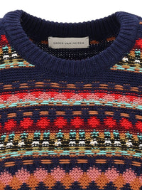 Dries Van Noten Women Jacquard Wool Sweater