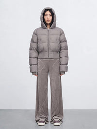 Rick Owens Women Short Down Jacket With Hood