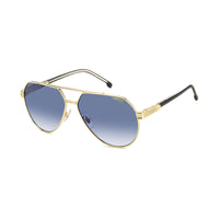 Carrera Carrera Sunglasses Aviator Full Rim, Gold Frame and Blue Gradient Lens CARRERA1067/S0J5G08
