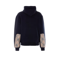 Burberry Men Ekd Hoodie With Check Patch
