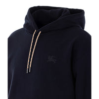 Burberry Men Ekd Hoodie With Check Patch