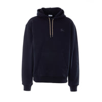Burberry Men Ekd Hoodie With Check Patch