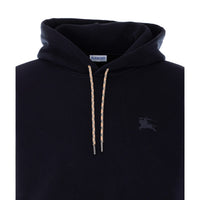 Burberry Men Ekd Hoodie With Check Patch