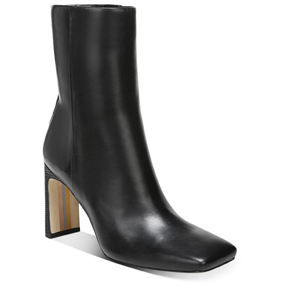 Anika Womens Leather Mid-Calf Boots