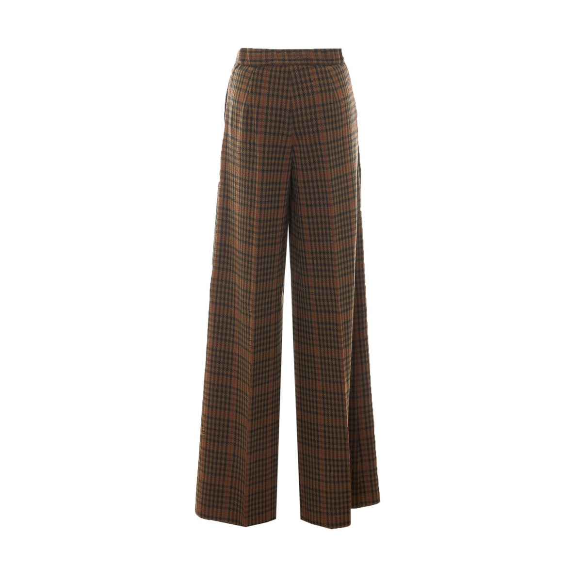 Max Mara Women Emiro Prince Of Wales Jersey Loose-Fitting Trousers