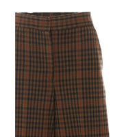 Max Mara Women Emiro Prince Of Wales Jersey Loose-Fitting Trousers