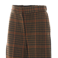 Max Mara Women Emiro Prince Of Wales Jersey Loose-Fitting Trousers