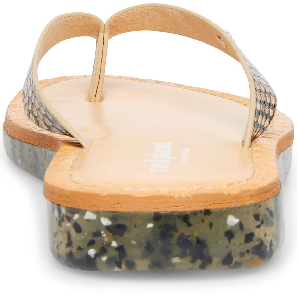 Planet Womens Padded Insole Faux Leather Flats