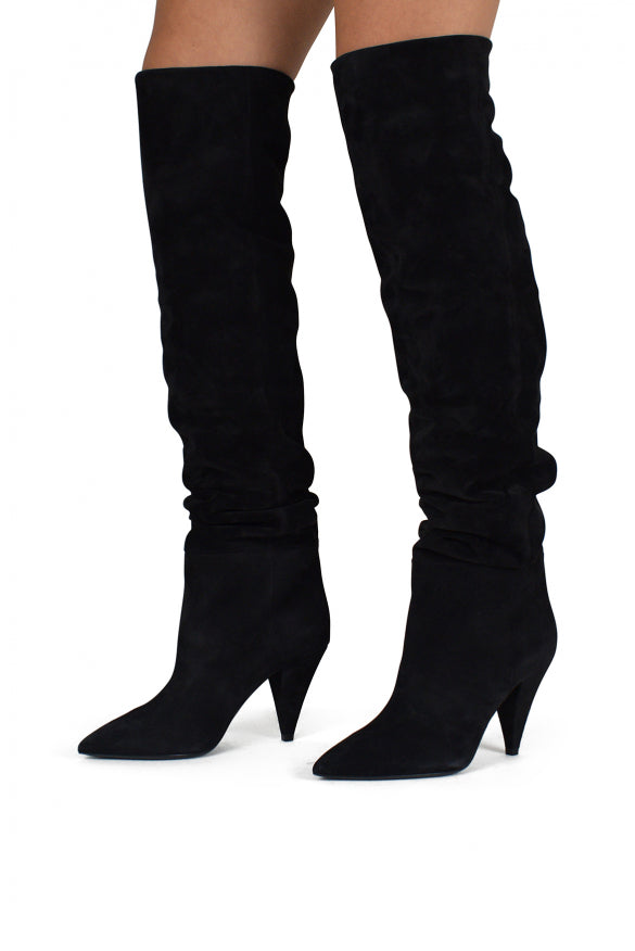 Saint Laurent Women Era 85 Over-The-Knee Boots