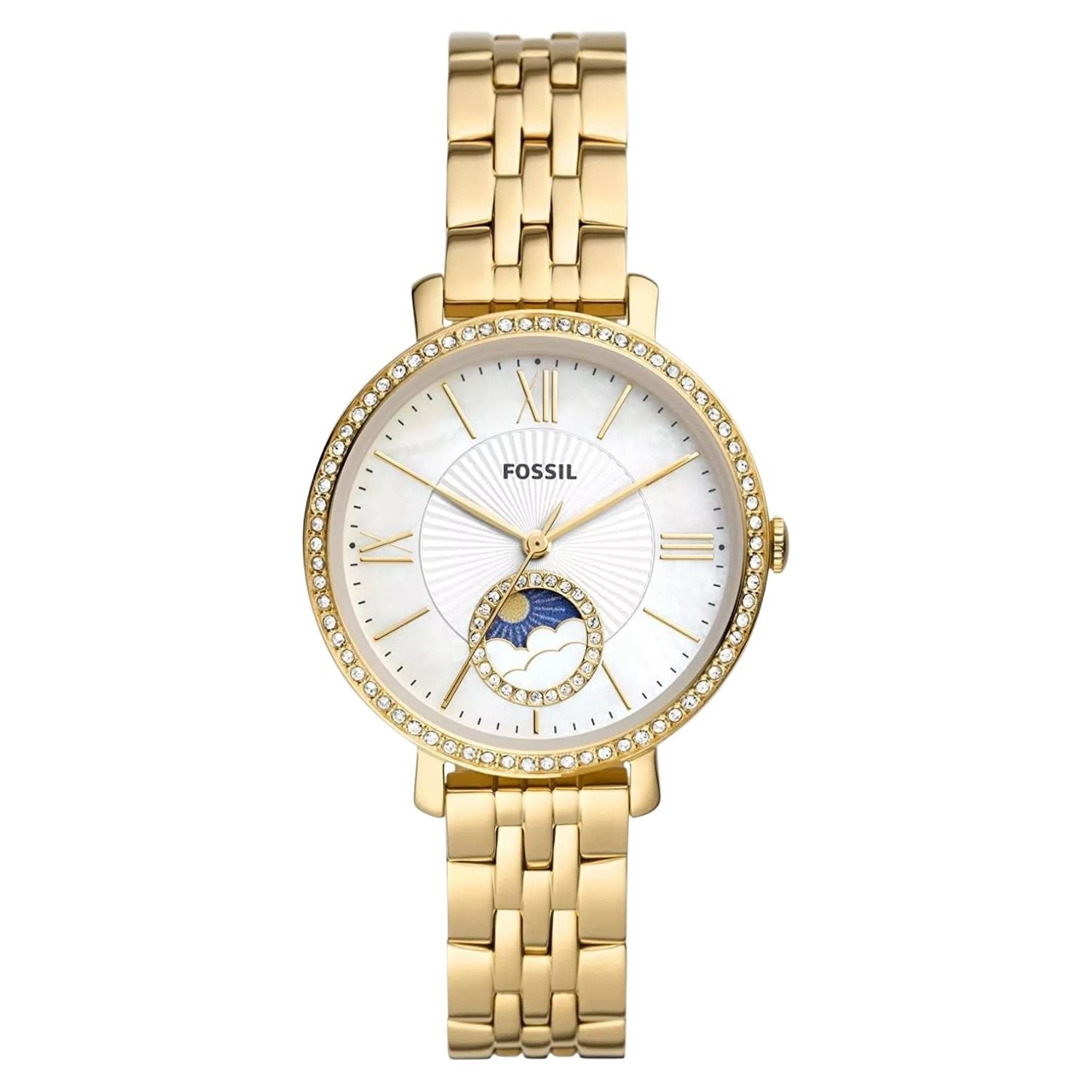 Fossil Women's Jacqueline White Dial Watch - ES5167