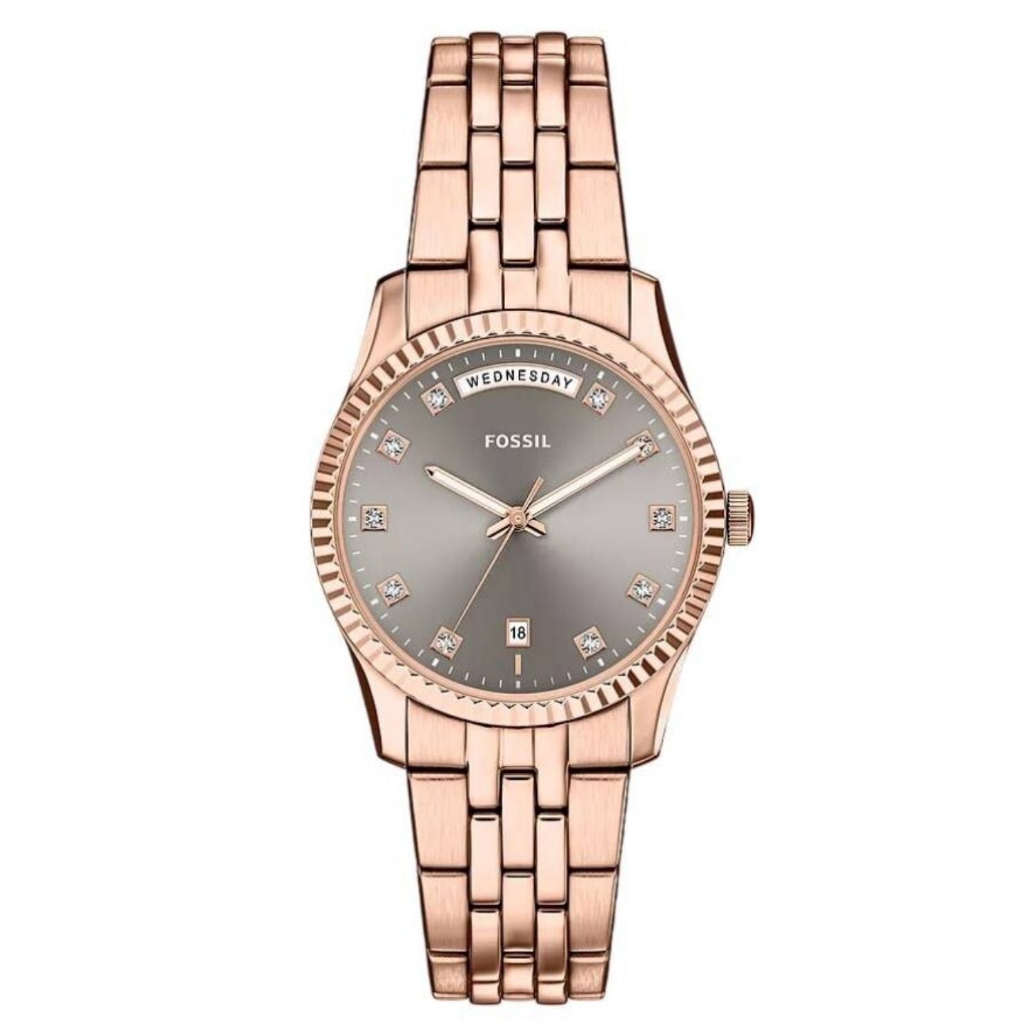 Fossil Women's Scarlette Grey Dial Watch - ES5459