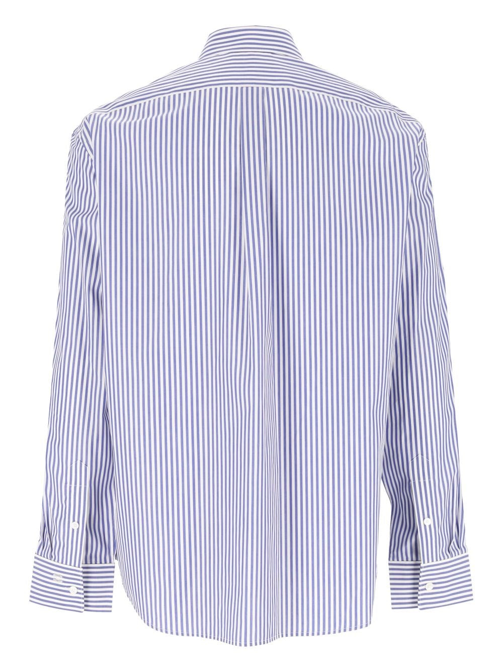 Celine Men Striped Cotton Shirt
