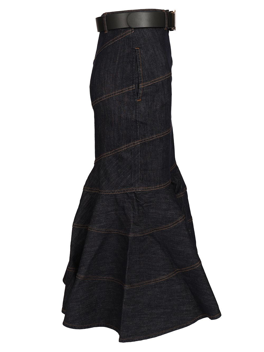 Self-portrait Self-Portrait Women Midi Skirt With Belt