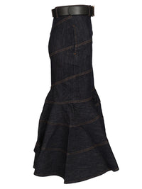 Self-portrait Self-Portrait Women Midi Skirt With Belt