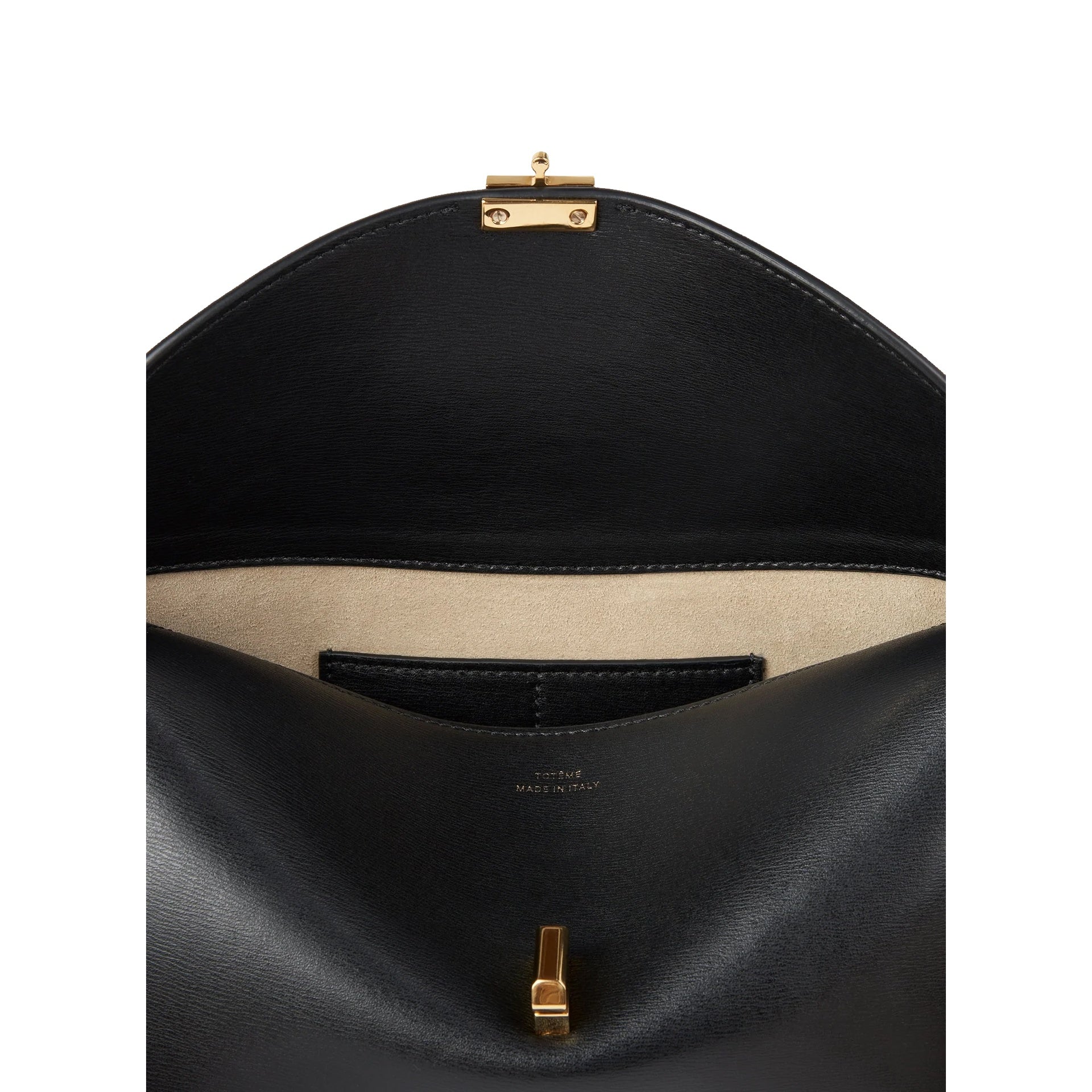 Toteme Toteme T-Lock Leather Clutch Bag Women