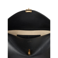 Toteme Toteme T-Lock Leather Clutch Bag Women