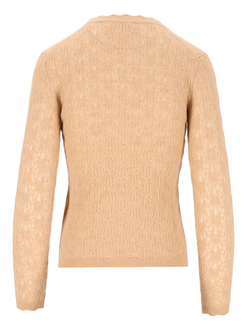 Marant Etoile Women "Obeline-Gb" Open-Work Crewneck Sweater