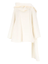Alaïa Alaïa Women Virgin Wool Coat With Scarf