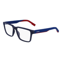 Lacoste Eyeglasses Rectangle Full Rim, Blue Frame and Clear Demo Lenses Lens L2924400