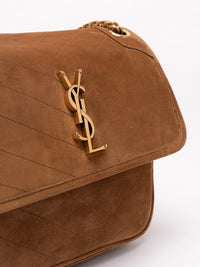 Saint Laurent Women Niki Medium In Suede