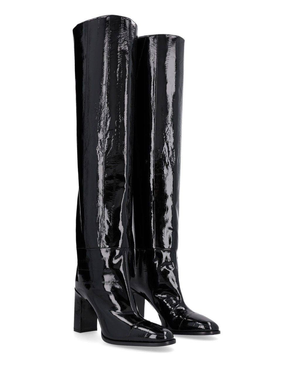 Jimmy Choo Jimmy Choo Women Caly Otk 85 Glossy Leather Boots