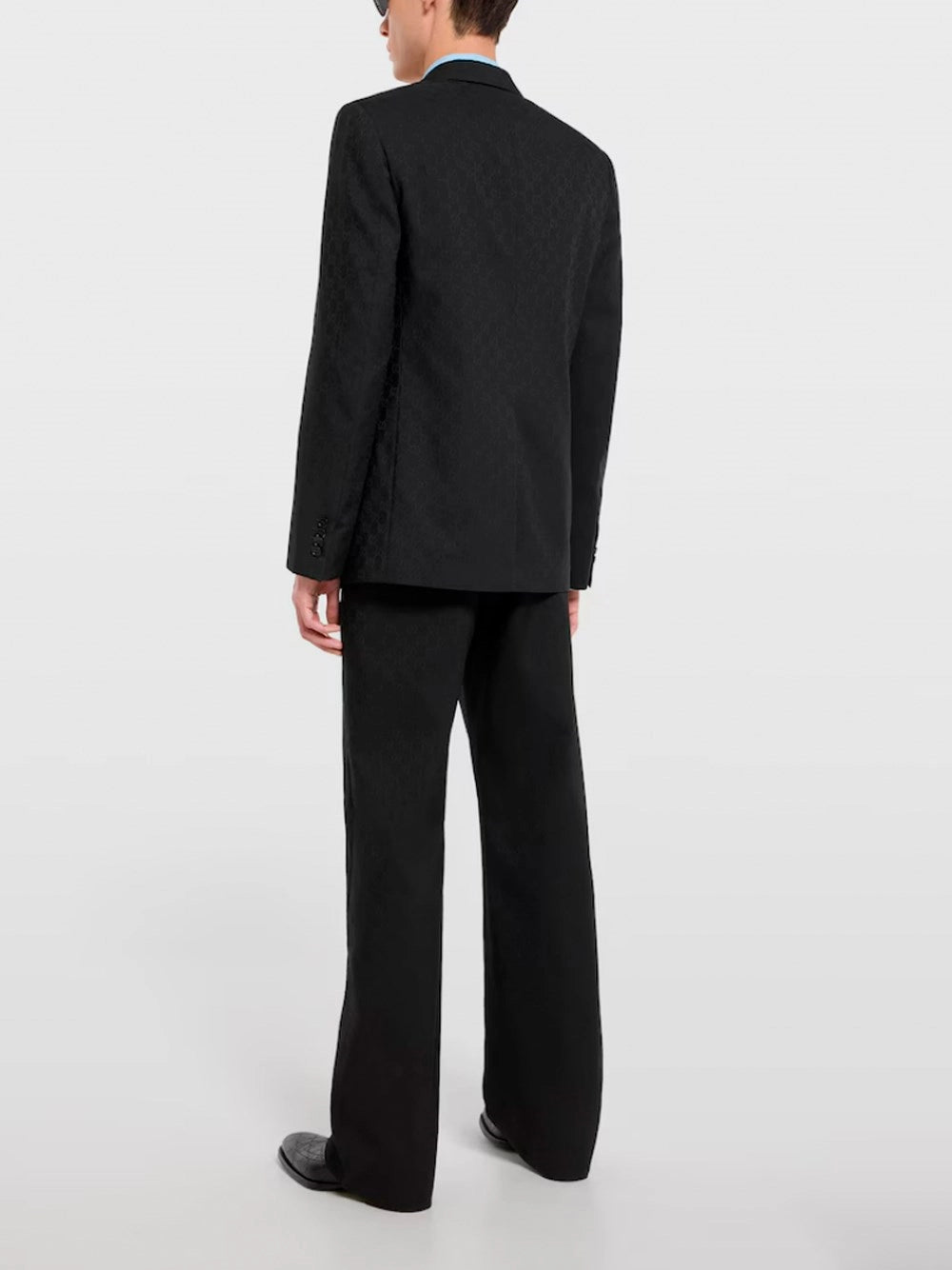 GUCCI Gucci Men Single-Breasted Jacket With "Gg" Weave