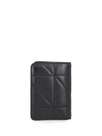 Saint Laurent Saint Laurent Women Quilted Leather Wallet With Monogram