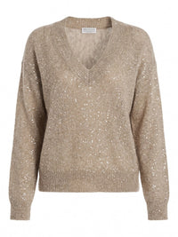 Brunello cucinelli Brunello Cucinelli Women Dazzling Texture Sweater