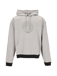 Versace Men Cotton Jersey Sweatshirt With Print