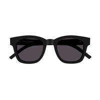 Saint Laurent Sunglasses Square Full Rim, Black Frame and Black Lens SLM124001
