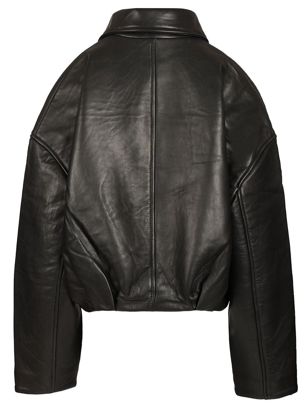 Rotate Women Boxy Leather Jacket