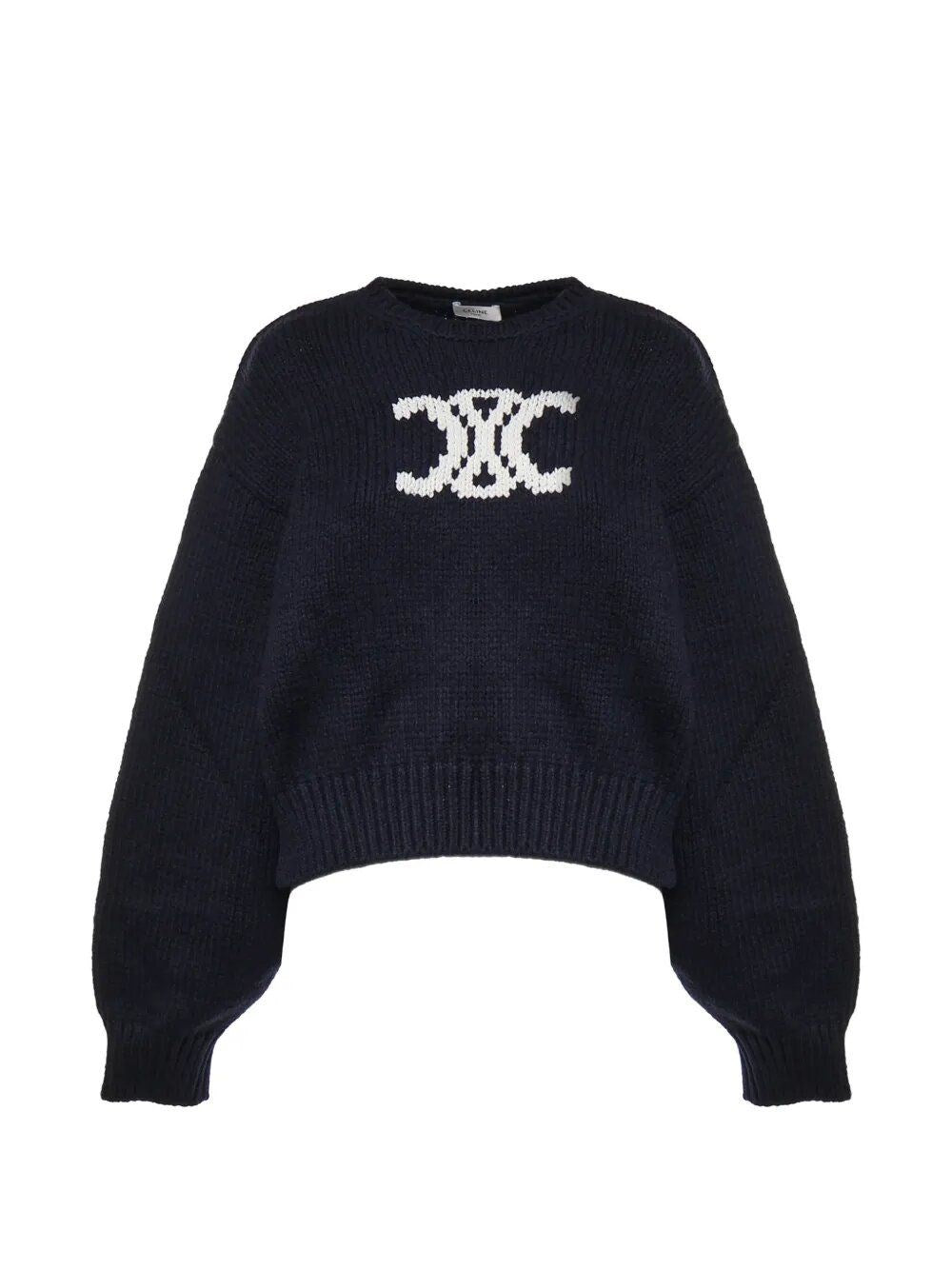 Celine Women Triomphe Jacquard Knit