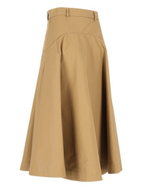 Balenciaga Women Cotton A-Line Skirt
