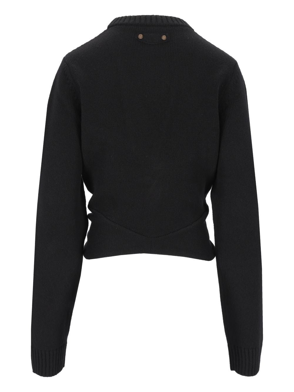 Balenciaga Women Sweater With A Knotted Waist