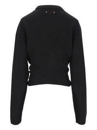 Balenciaga Women Sweater With A Knotted Waist