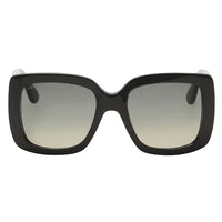 Gucci Sunglasses Square Full Rim, Black Frame and Grey Gradient Lens GG0141SN001