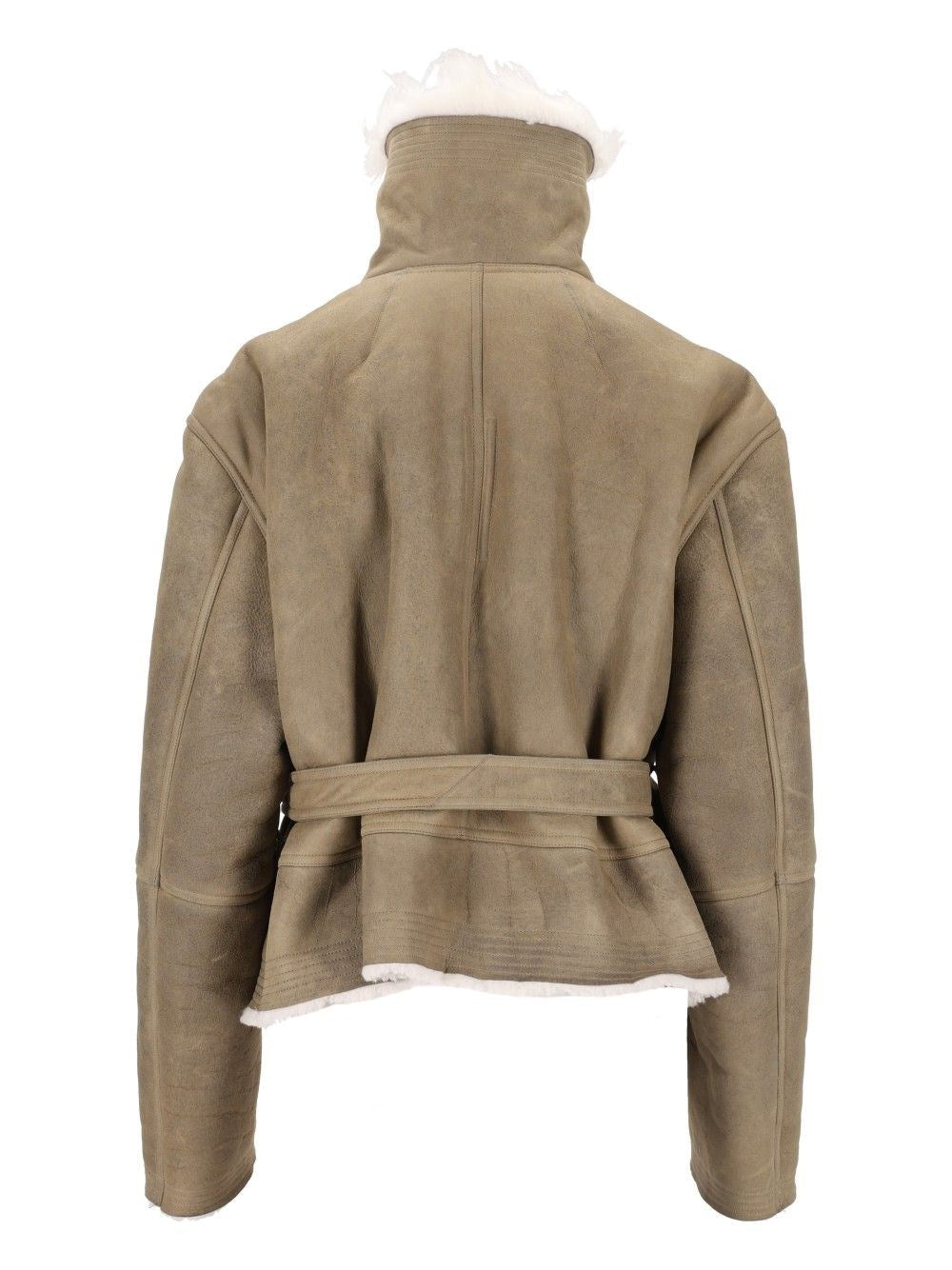 Rick Owens Women Tower Suede Jacket