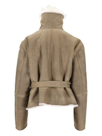 Rick Owens Women Tower Suede Jacket