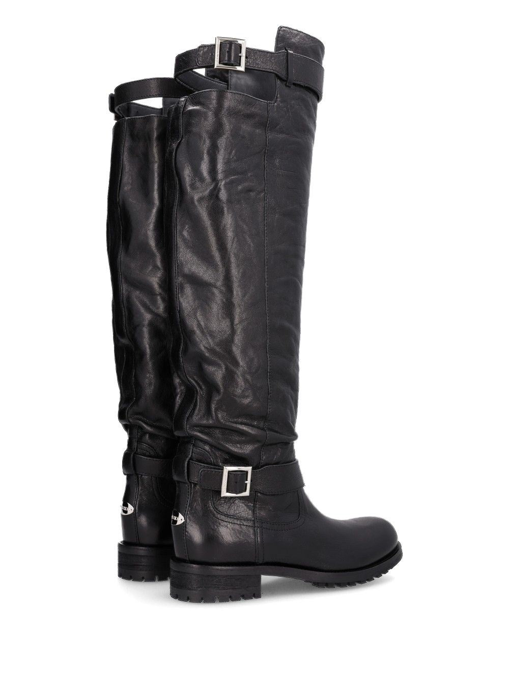 Jimmy Choo Women Biker Knee Boot
